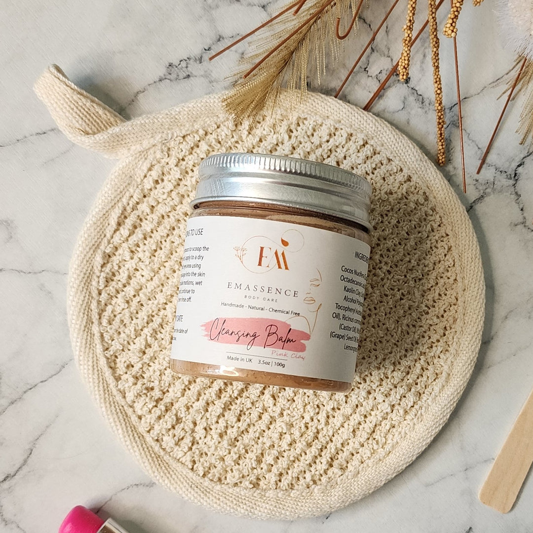 cleansing balm - pink clay face mask