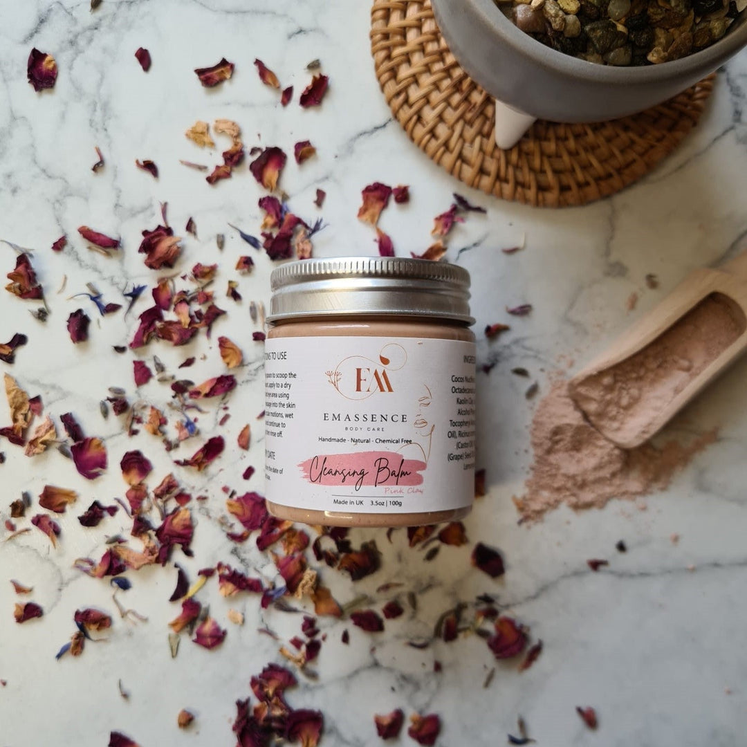 cleansing balm - pink clay face mask