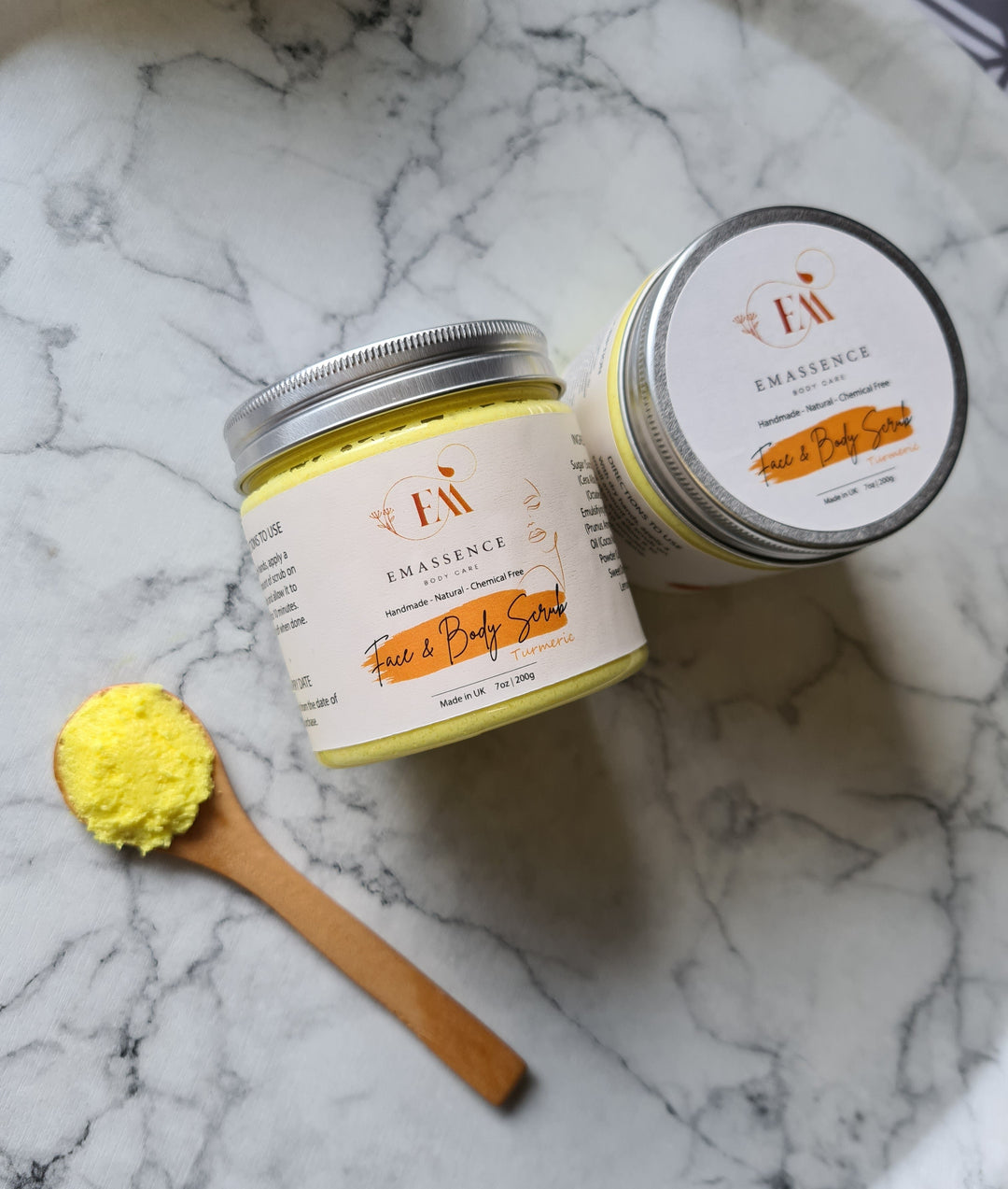 Unlock Radiance with Turmeric Face & Body Scrub: Your Secret to Brighter, Even-Toned Skin