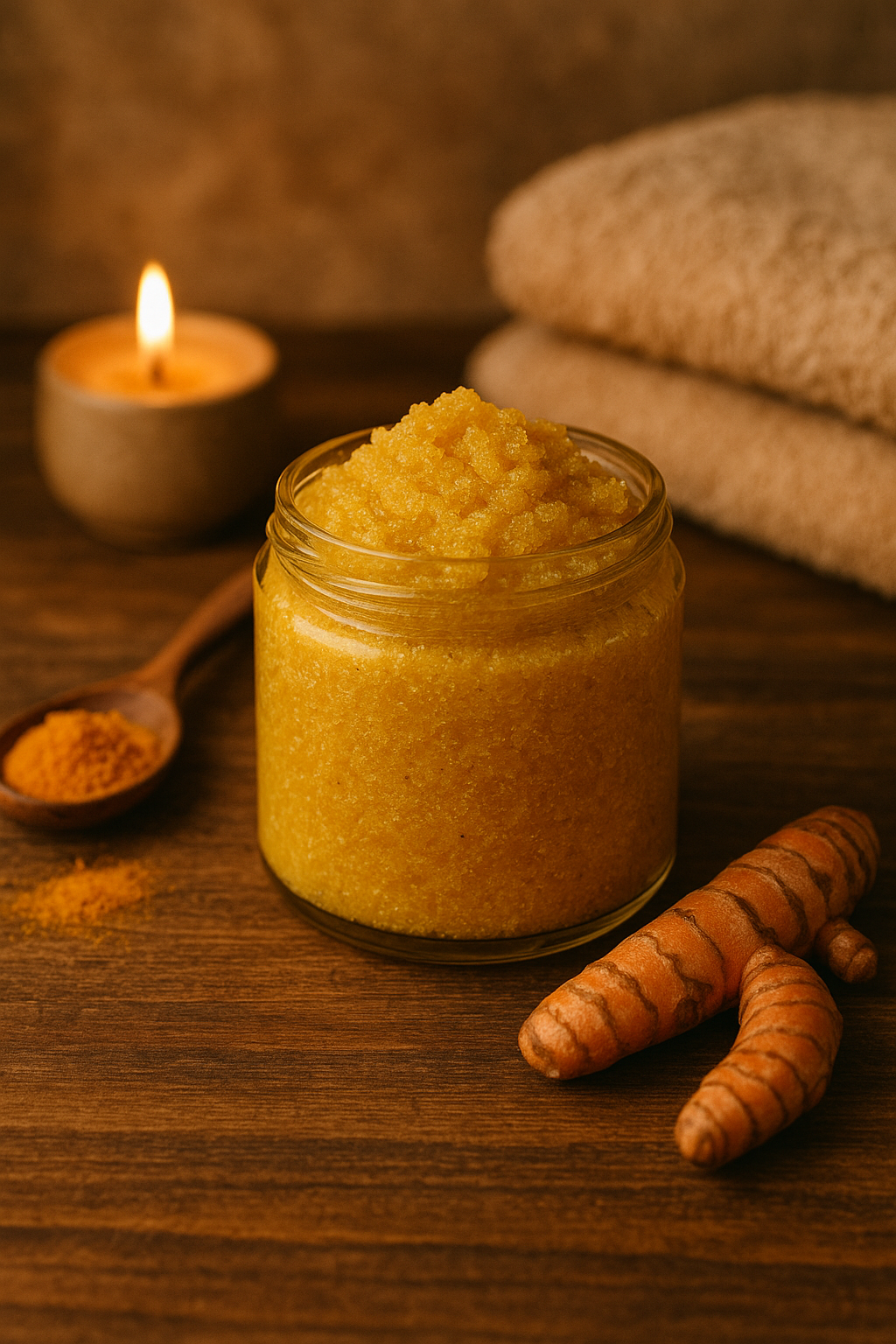 Unlock Radiance with Turmeric Face & Body Scrub: Your Secret to Brighter, Even-Toned Skin