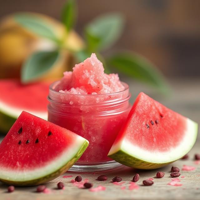 Watermelon Lip Scrub: Your Sweet Secret to Kissable Soft Lips