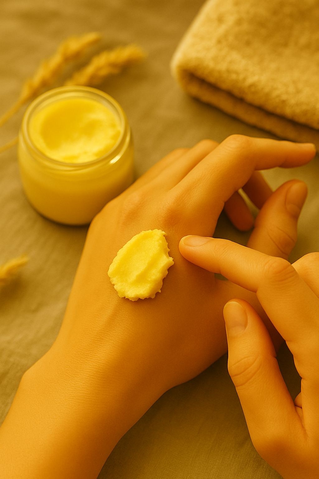 Golden Radiance: Sea Buckthorn Oil Body Butter for Silky, Scar-Free Skin