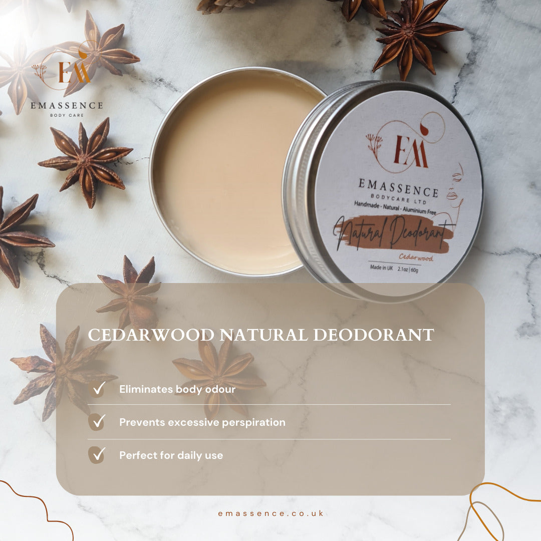 Cedarwood Natural Deodorant