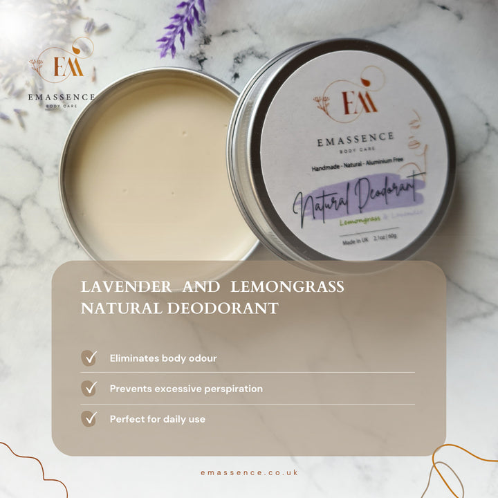 Lavender & Lemongrass Natural Deodorant