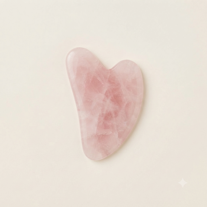 Rose Quartz Gua Sha - Facial Massage Tool