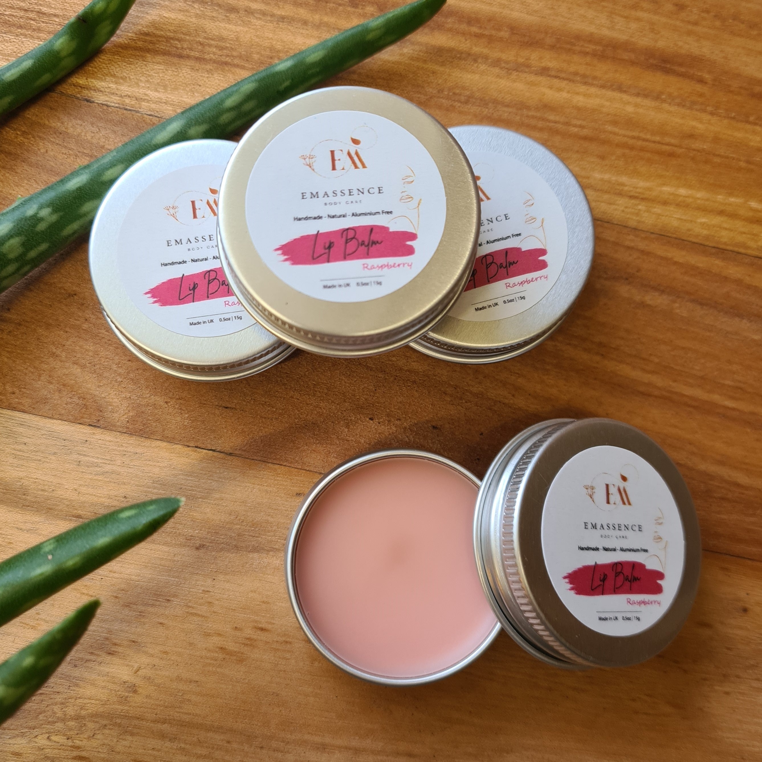 Order Natural Handmade Raspberry Lip Balm UK – Emassence