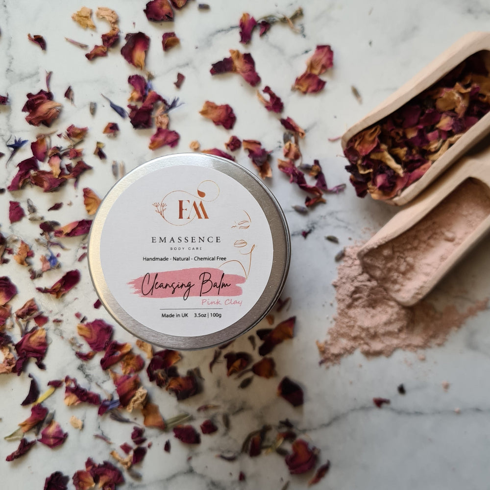 cleansing balm - pink clay face mask