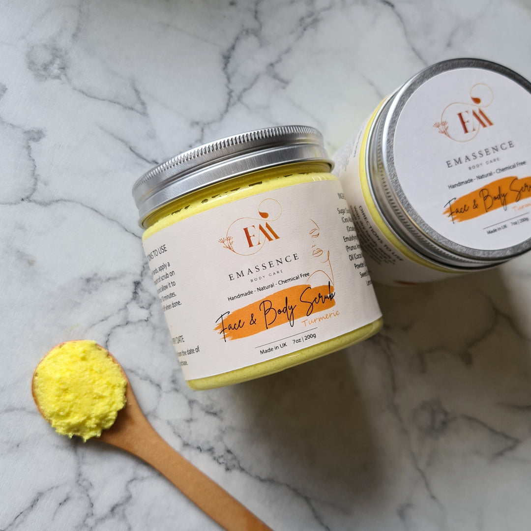 Turmeric Face And Body Scrub by Emassence